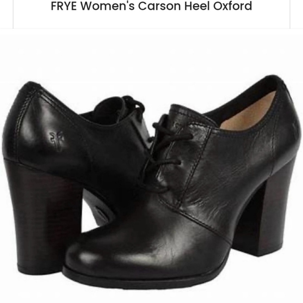 Frye Carson Heel Oxford black, 10